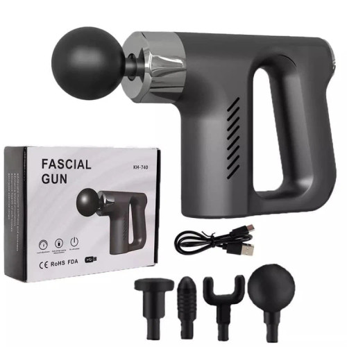 خرید ماساژور تفنگی مدل Fascial Gun KH-740 با قیمت مناسب