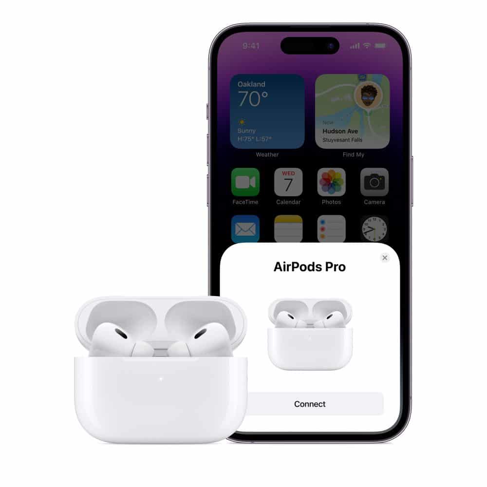 هدفون‌های بی‌سیم اپل مدل AirPods Pro 2 با طراحی ارگونومیک و شیک