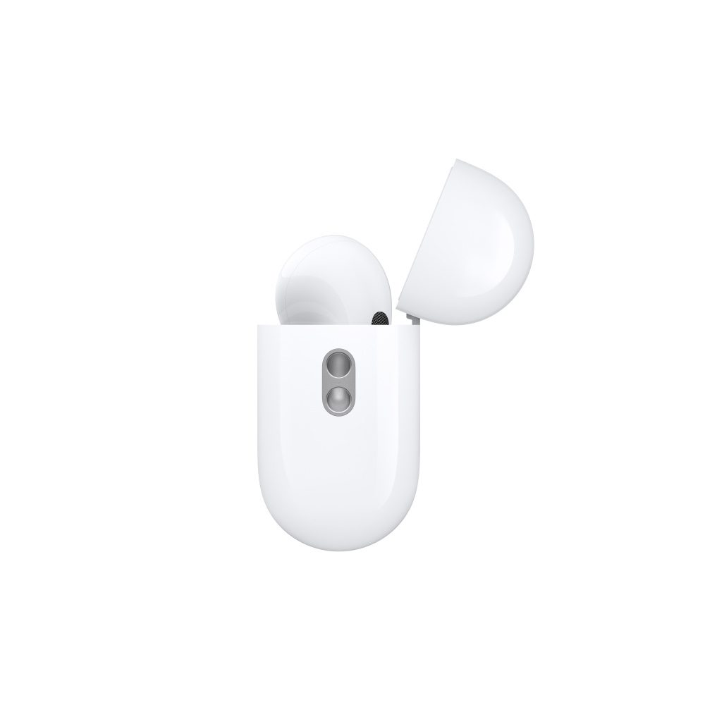 شارژ کیس با کابل لایتنینگ و شارژر بی‌سیم در AirPods Pro 2 (نسخه سوپرکپی)