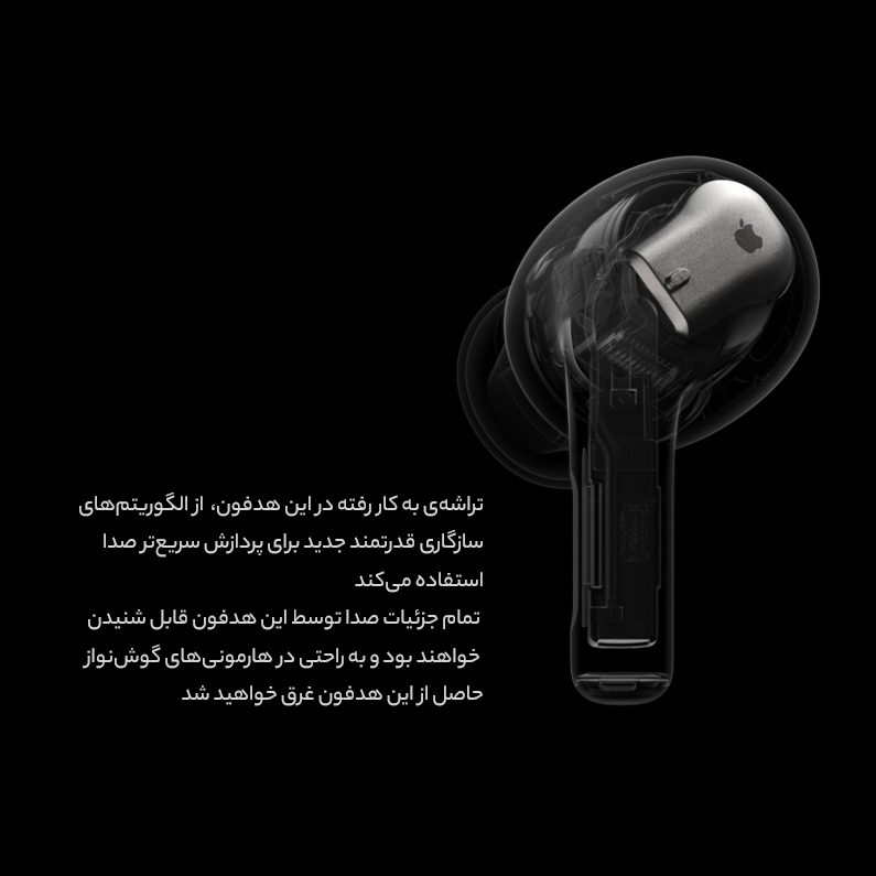 هدفون بلوتوثی اپل مدل AirPods Pro 2nd Generation با انیمیشن فعال