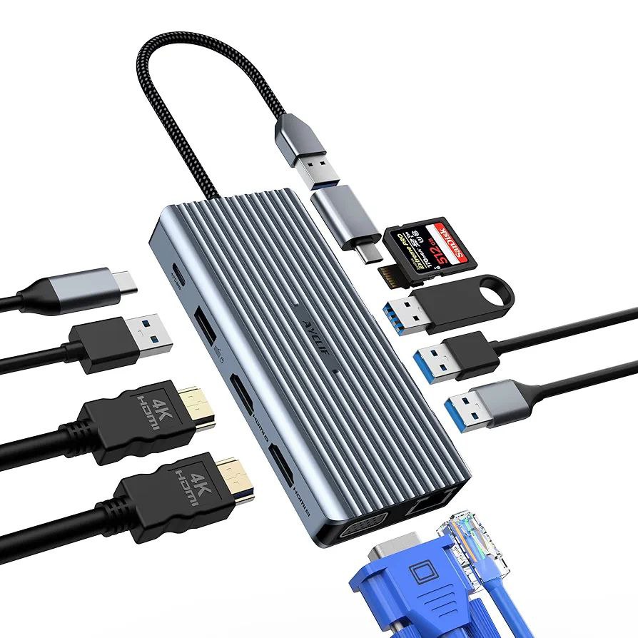 هاب 12 پورت USB-C اصل سنتر